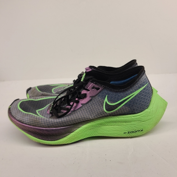 B24 Nike - ZoomX Vaporfly Next% - Valerian Blue/ Green 2019 - (AO4568-400) 8 Men - Picture 3 of 6
